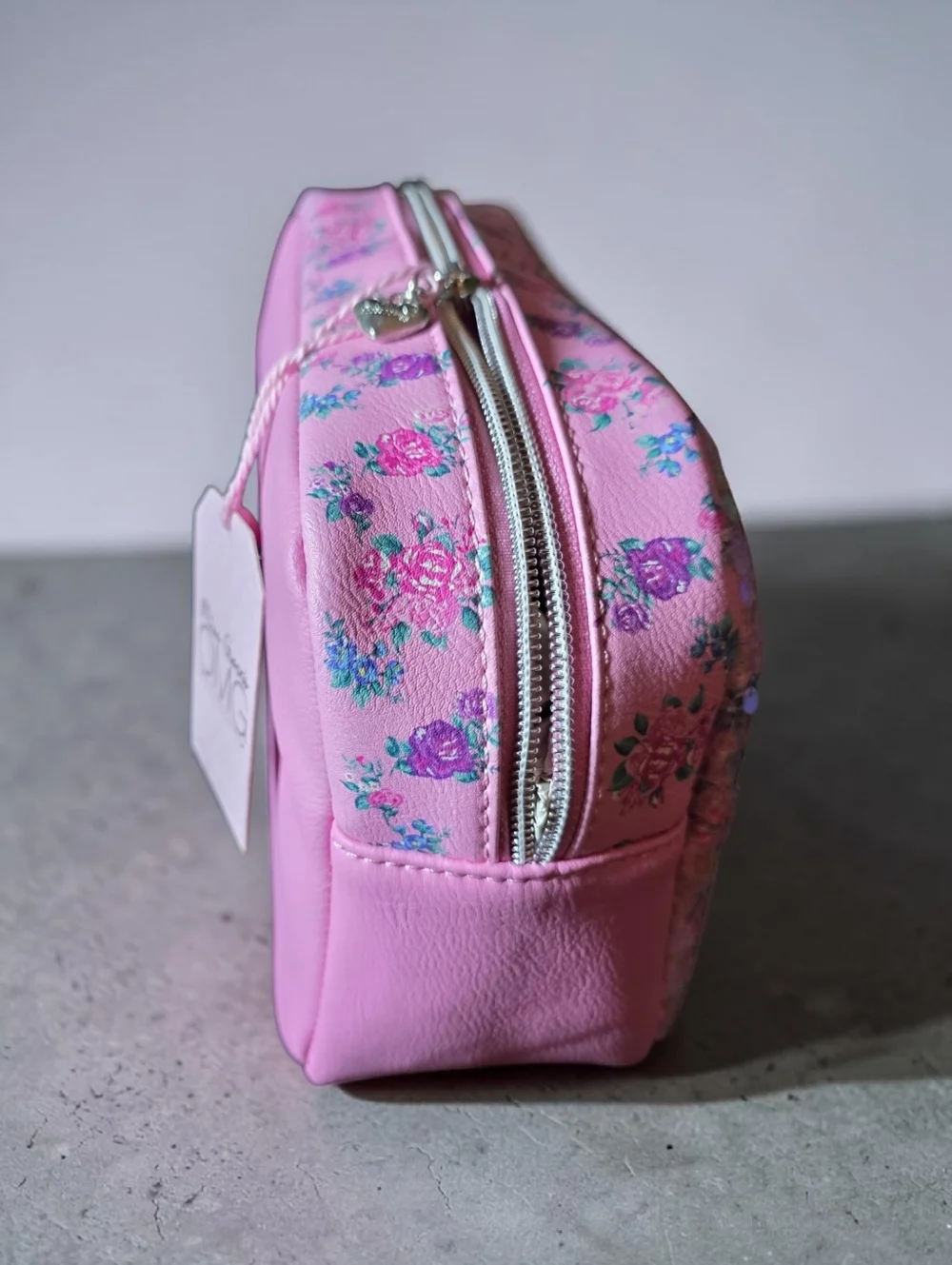 Nwt Miss Gwen Makeup Bag Trio Set - Glitter Bow Design